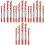 20 Pcs Ceramic Tile Glass Triangle Drill Bits For Wood Concrete 3
