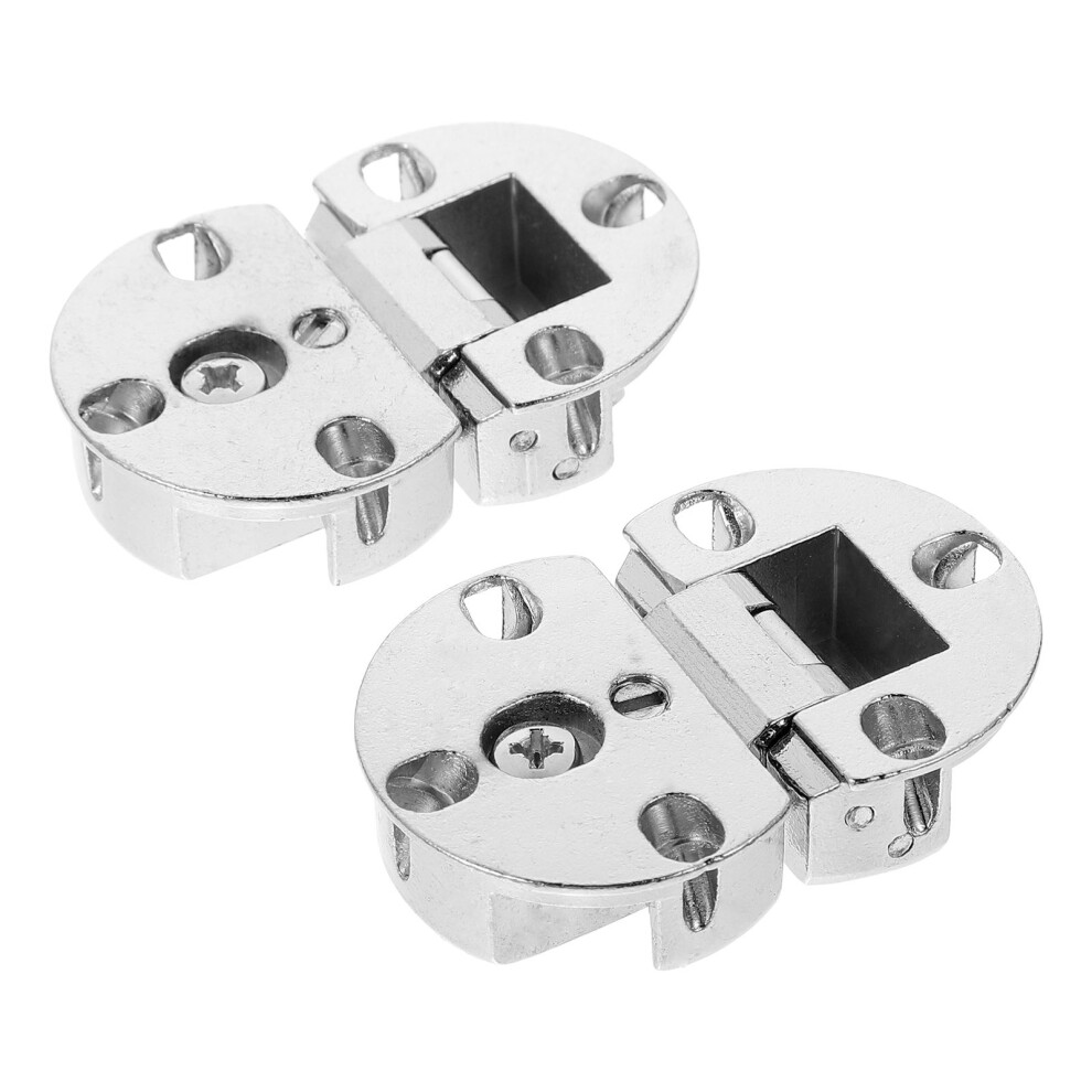 4Pcs Zinc Alloy Drawer Hinges Silver Heavy Duty Home Cabinet Hinges 3062886800287