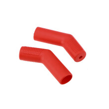 2pcs Motorcycle Gear Shifter Protector Boot Cover WearResistant Rubber NonSlip Red Medium