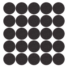 4Pcs Manicure Polishing Slices Black Nail Sanding Pieces for Salon Use