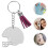 30Sets Handgemaakte Sublimatie Blank Sleutelhangers Mdf Decor 4