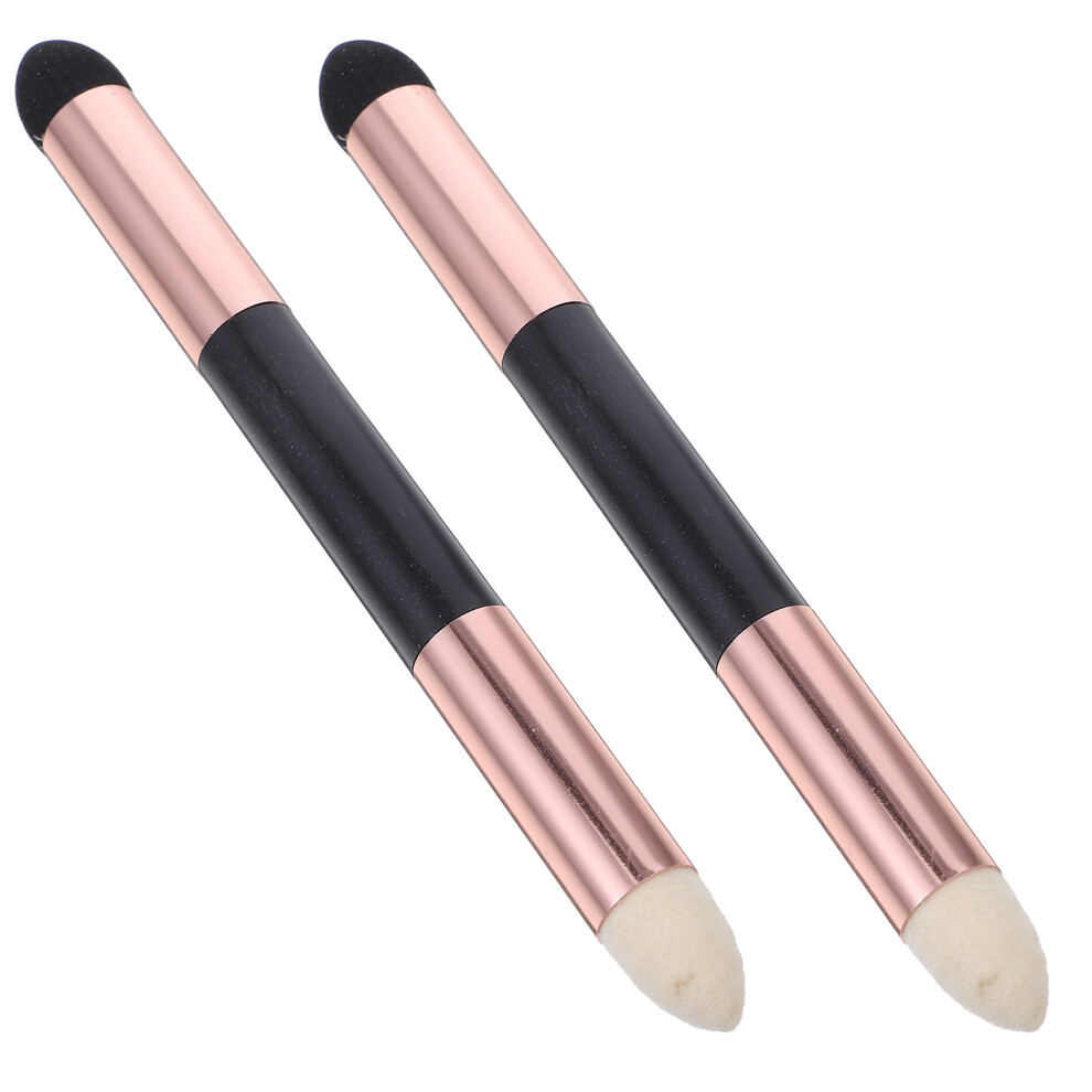 Vaguelly Gold 2Pcs Rose Blending Stump And Sponge Brush For Sketching Drawing