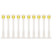 10Pcs Miniature Street Lamp Models Plastic Multi Color for Kids Use