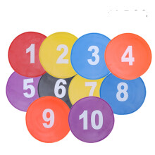 11pcs Flat Spot Markers Training Blue For Agility Drills