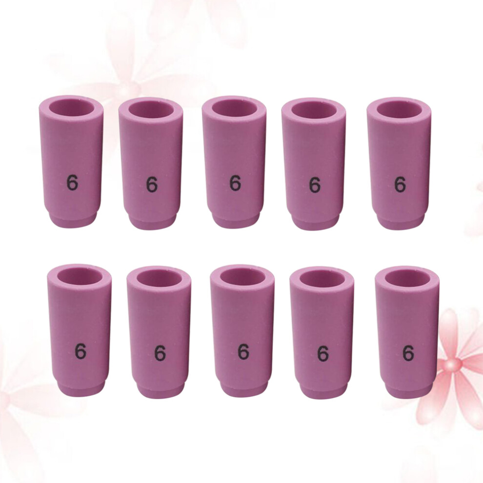 10Pcs Welding Torch Nozzle Violet Durable Argon Arc Welding Nozzle 3072553765320
