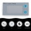 1pc Battery Indicator Plastic Lithium Battery Indicator Light 10