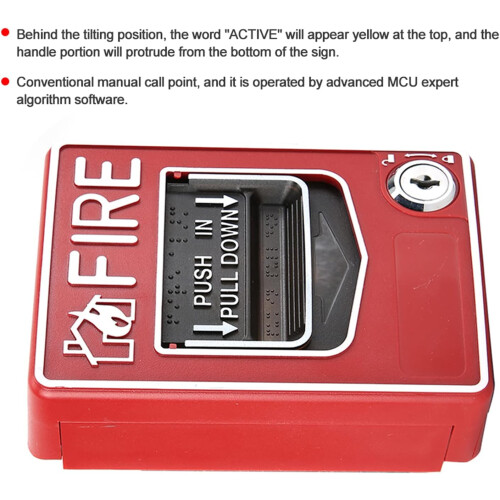 Fire Alarm Call Point 928V DC Manual Activation Multiple Wire Safety Emergency Button 2