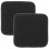 2Pcs Black Microfiber Bowling Towel Compact Polishing Ball Pad 8