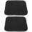 2Pcs Black Microfiber Bowling Towel Compact Polishing Ball Pad 4