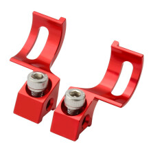 2Pcs Red Aluminum Bike Brake Handle Connectors Durable Integrators