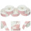 5 Rolls Express Label Address Thermal Stickers Adhesive Pink 5