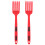 Ergonomische Siliconen Rood 2 Stuks 1