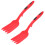 Ergonomische Siliconen Rood 2 Stuks 10