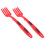 Ergonomische Siliconen Rood 2 Stuks 11