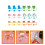 18Pcs Silicone Straw Caps Assorted Colors Reusable Straw Tip Covers 6