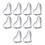Table Corner Pads Protective Covers Transparent Pvc 10pcs 1