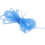Blue Yarn Cord Mesh Tubes Durable Polyester for Jewelry Making 5
