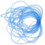 Blue Yarn Cord Mesh Tubes Durable Polyester for Jewelry Making 8