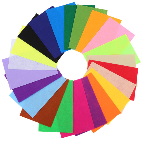 22Pièces Feutrine Multicolore Pour Fabrication DIY Artisanale