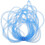 Blue Yarn Cord Mesh Tubes Durable Polyester for Jewelry Making 4