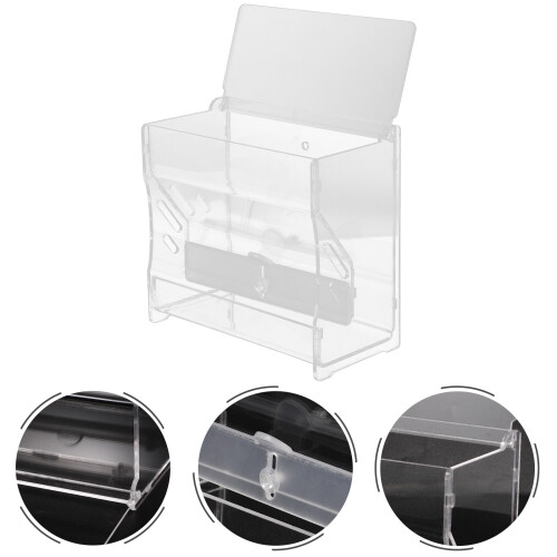 Chicken Feeding Trough Automatic Bird Feede Feeder For Cage Clear 2