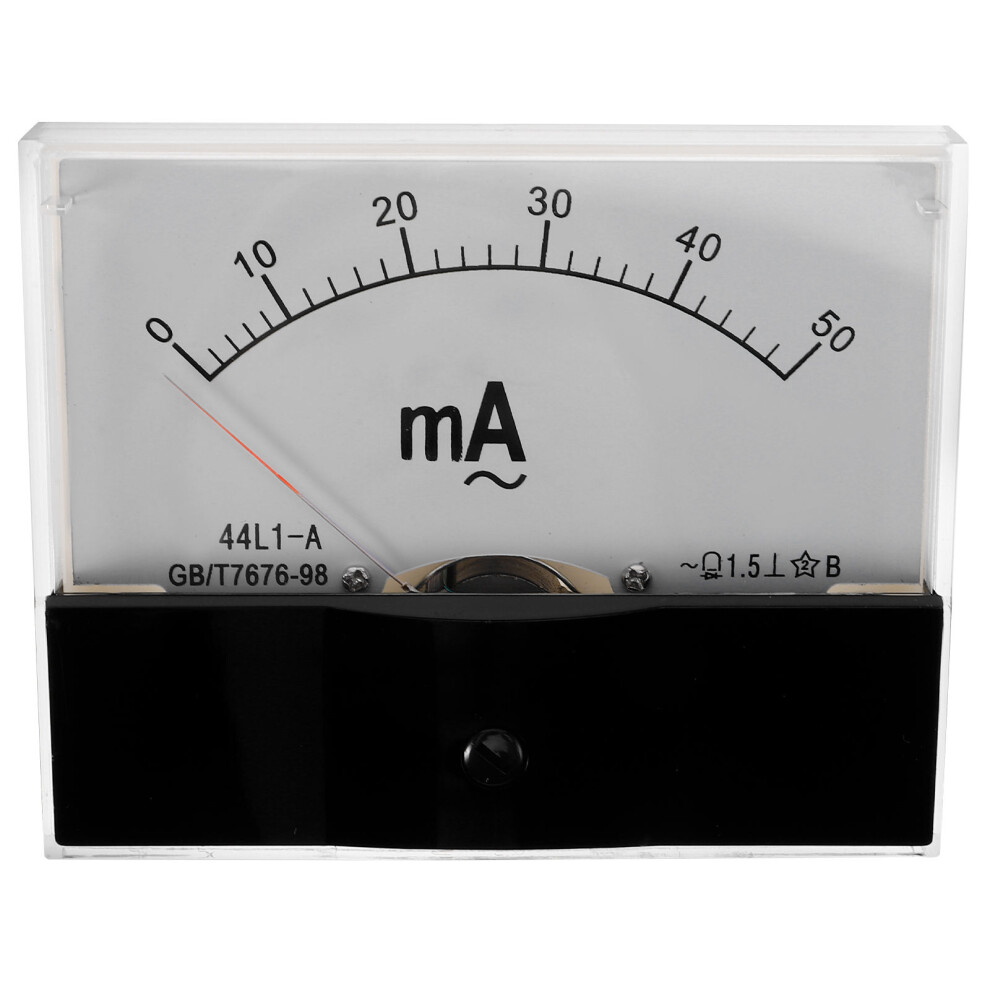Analog Voltmeter Panel Mount Multi-Color Plastic Dc Voltage Gauge 3062675891052