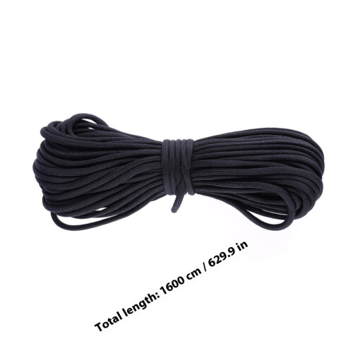 7Mcordage Paracord Noir Résistant, Idéal Pour Usage Extérieur 2