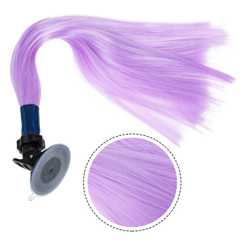 Queue De Cheval Réutilisable Casque Violet Style Chic Résistant 2