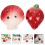 2Pcs Red Ceramic 6-Hole Ocarina Portable Beginner Musical Instrument 3