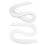 2Sets White Paper Quilling Kit DIY Craft Tools for Home Projects 8