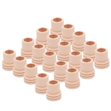 20Pcs Moxa Stick Fire Extinguishers Khaki Wood Durable Safe Daily Use