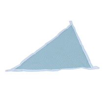 Blue Toy Hammock Stuffed Animal Net for Room-Saving Storage