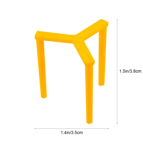 100Pcs Durable Plastic Pizza Support Rack Tripods for Takeaway Pizza 1