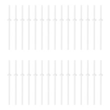 72Pcs Eco-Friendly White Plastic DIY Candy Sticks for Lollipops Cakes
