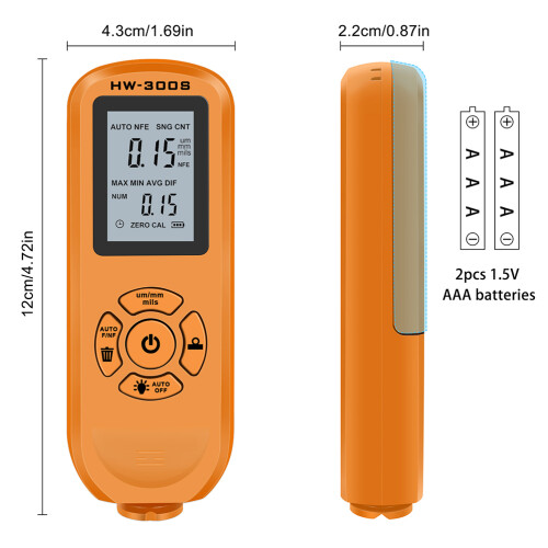 1 Set Thickness Gauge Coating Abs Automatic 1