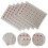 5Pcs Practical Calligraphy Felt Mats Light Grey for Student Writing 3