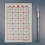 5Pcs Practical Calligraphy Felt Mats Light Grey for Student Writing 2