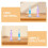 2Pcs Multifunctional Nail Art Dotting Pen Plastic DIY Craft Tools 5