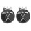 2pcs Zinc Alloy Golf Decorative Hat 4