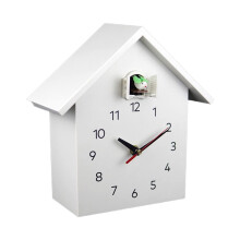 Modern Cuckoo Wall Clock with Silent Quartz Bird Design for Living Room Hanging Decoration