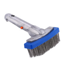 5 Inch Heavy Duty Pool Cleaning Brush with Stiff Bristles for Indoor Outdoor and Grout Cleaning