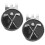 2pcs Zinc Alloy Golf Decorative Hat 3