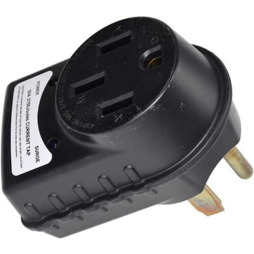 125V 30A RV Surge Protector with Circuit Analyzer and LED Status Indicator for Camper Trailer 1