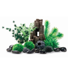 biOrb Aquarium Fish Tank Decor Set 15-30L Volcanic Stone