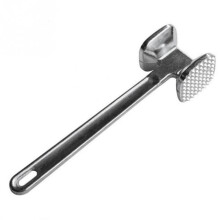 Stainless Steel Meat Tenderizer Hammer with DualSided Head and Ergonomic Grip for Steak and Chicken