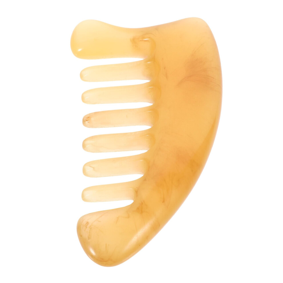 Unisex Wide Tooth Anti Static Hair Comb With Gentle Scalp Massage, Durable Resin, Travelfriendly Design