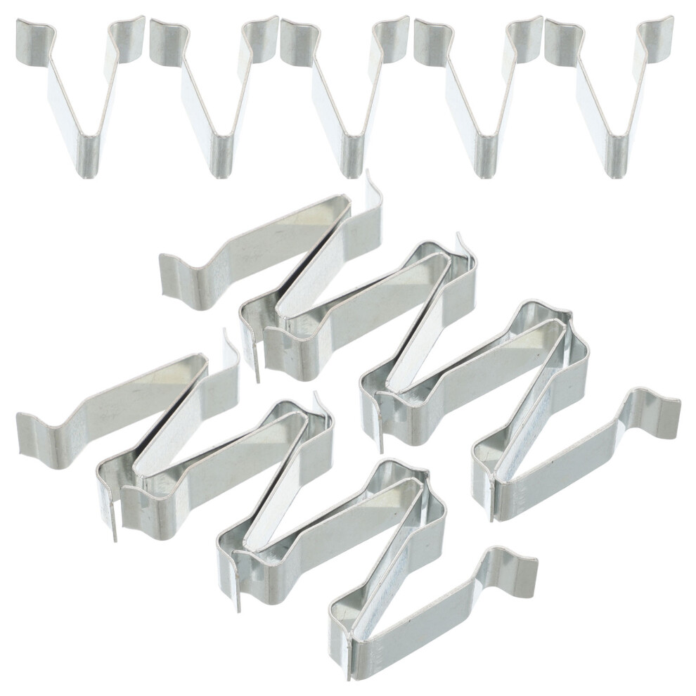 Fasteners Clips Gate Trim Panel Clip Metal 100Pcs 3072855699583