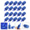 150Pcs Blue Air Stones Compact Aquarium Bubblers for Oxygen Pumping 10