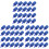 150Pcs Blue Air Stones Compact Aquarium Bubblers for Oxygen Pumping 2