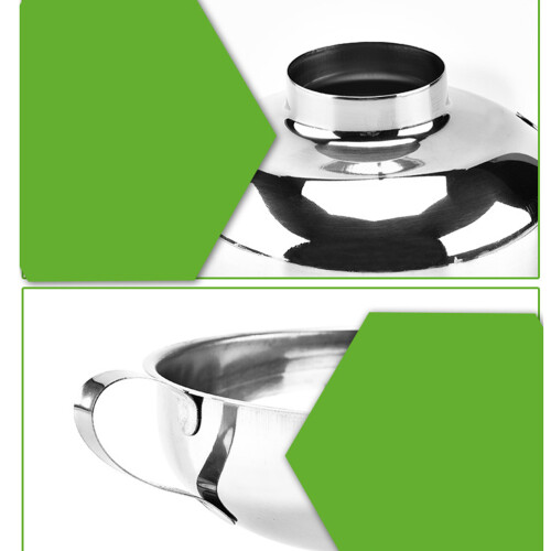 Kitchen Tools Wide-Mouth Funnel Removable Strainer Stainless Steel 1